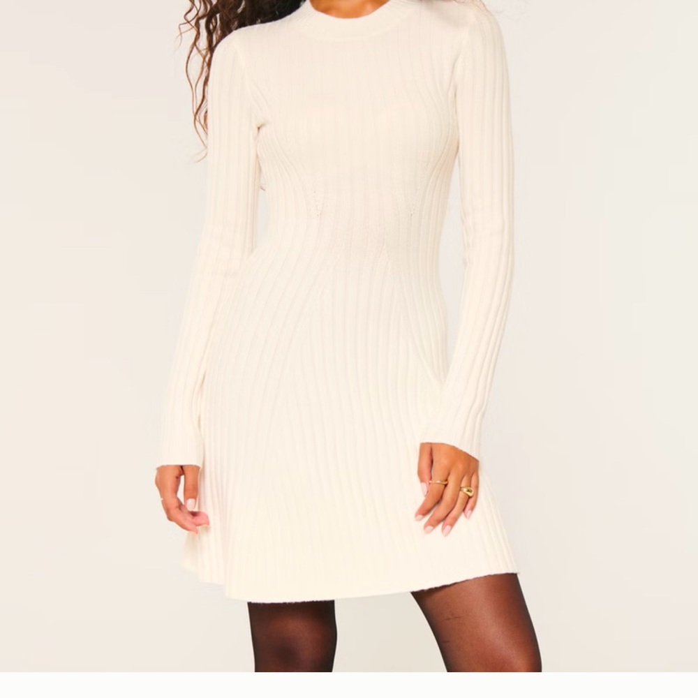 Offwhite sweater dress